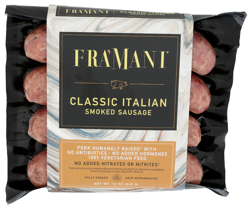 Fra Mani Classic Italian Smoked Sausage - 12 OZ