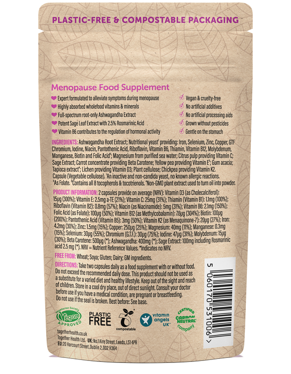 Menopause Supplement – 60 CAPSULES