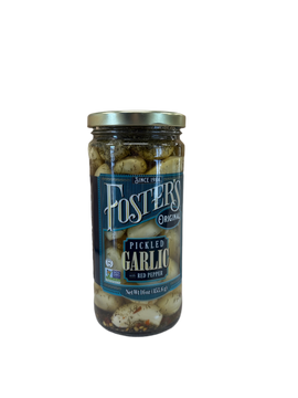 Pickled Garlic & Red Peppers - 16 OZ