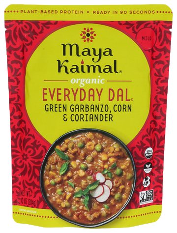 Organic Green Garbanzo, Corn & Coriander Everyday Dal - 10 OZ