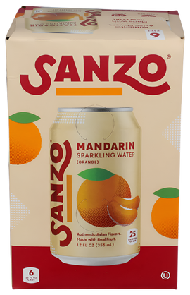 Mandarin Sparkling Water 6PK - 72 FO