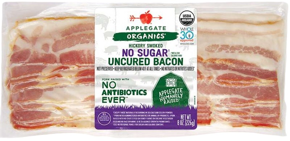Applegate Organic Uncured Bacon - 8 OZ