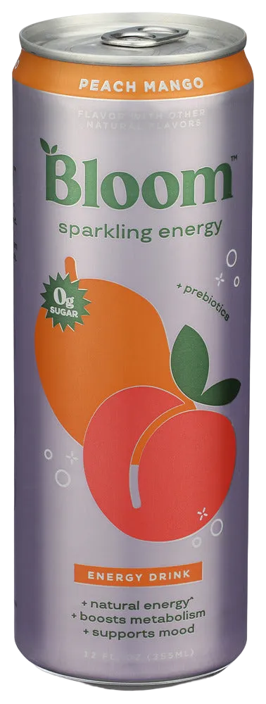 Bloom Peach Mango Energy Drink - 12 FO