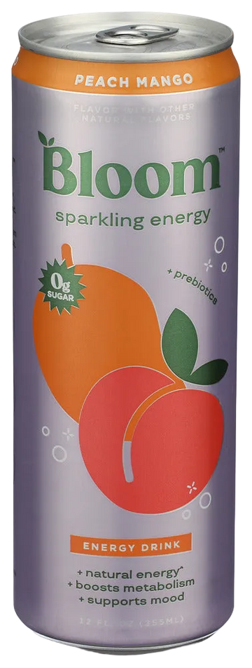 Bloom Peach Mango Energy Drink - 12 FO