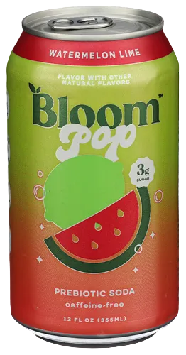 Bloom Watermelon Lime Prebiotic Soda - 12 FO