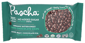 70% Cacao No Sugar Baking Chips - 8 OZ