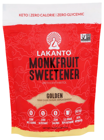 Lakanto Golden Monk Fruit Sweetener - 16 OZ