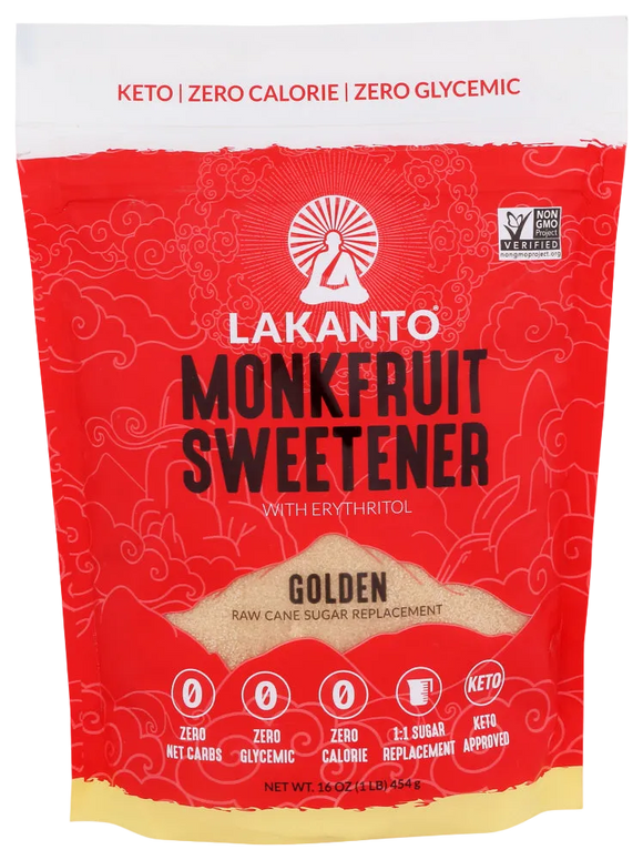 Lakanto Golden Monk Fruit Sweetener - 16 OZ