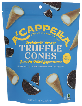 Cookies N' Cream Truffle Cones - 2.45 OZ