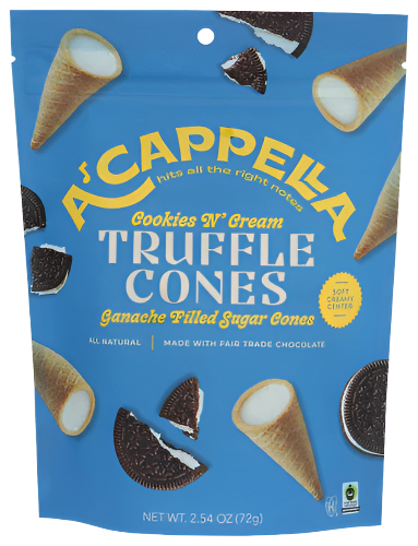 Cookies N' Cream Truffle Cones - 2.45 OZ