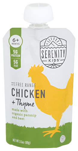 Organic Chicken & Thyme Pouch - 3.5 OZ