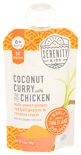 Organic Coconut Curry Chicken Baby Food - 3.5 OZ