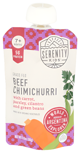 Organic Beef Chimichurri Baby Food - 3.5 OZ