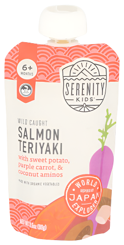 Organic Salmon Teriyaki Baby Food - 3.5 OZ