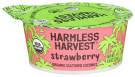 Harmless Harvest Strawberry Yogurt - 4.4 OZ