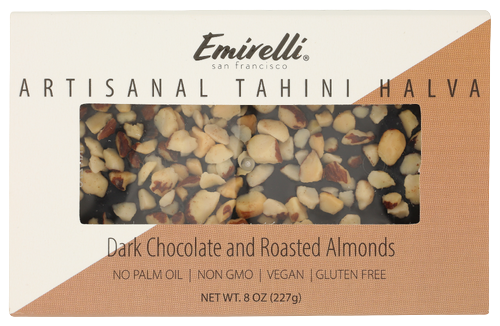 Tahini Dark Chocolate & Roasted Almonds Halva - 8 OZ