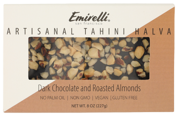 Tahini Dark Chocolate & Roasted Almonds Halva - 8 OZ