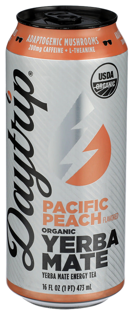 Daytrip Pacific Peach Yerba Mate Energy Tea - 16 FO
