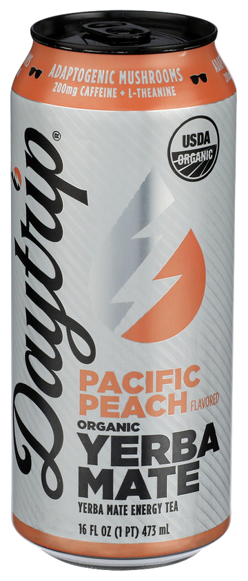 Daytrip Pacific Peach Yerba Mate Energy Tea - 16 FO