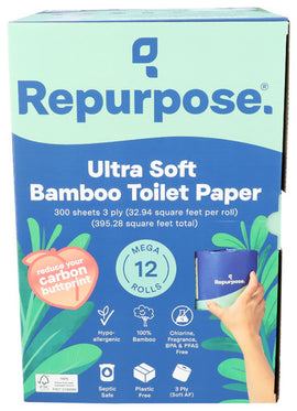 Ultra Soft Bamboo Toilet Paper - 12 PC