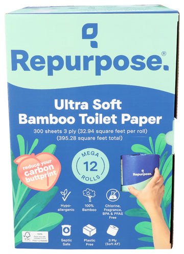 Ultra Soft Bamboo Toilet Paper - 12 PC