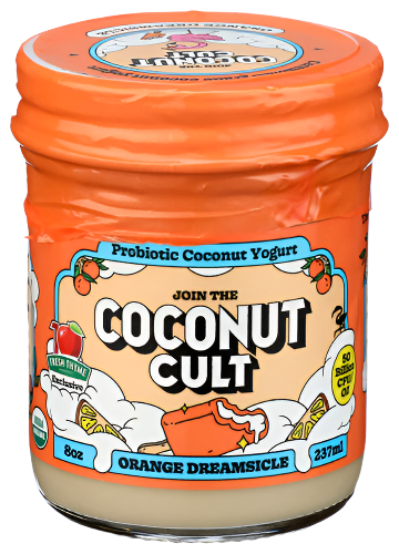 Orange Dreamsicle Probiotic Coconut Yogurt - 8 FO