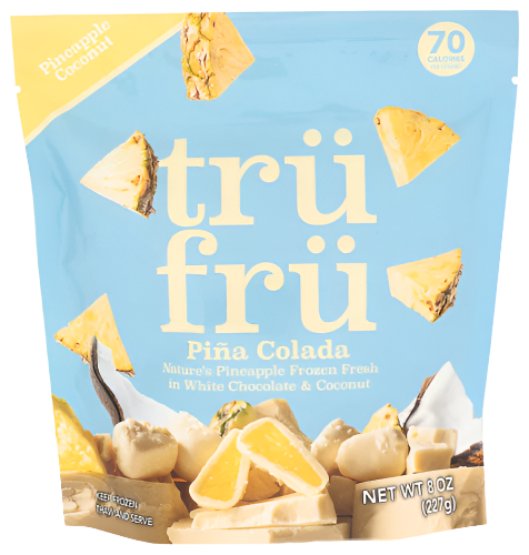 Tru Fru White Chocolate Coconut Covered Pineapple - 8 OZ