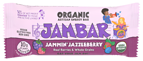 Organic Jammin' Jazzleberry Jam Bar - 2.12 OZ