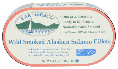 Wild Smoked Alaska Salmon Fillets - 6.7 OZ