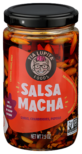 Chilis, Cranberries & Pepitas Salsa Macha - 7.5 OZ