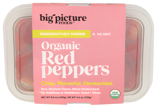 Organic Red Pepper Strips - 9.5 OZ