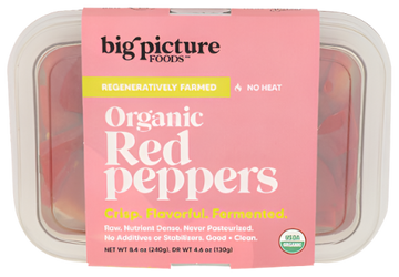 Organic Red Pepper Strips - 9.5 OZ