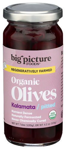 Organic Pitted Kalamata Olives - 7.8 OZ