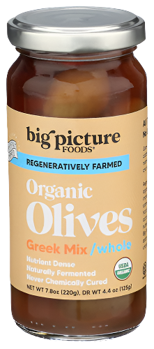 Organic Greek Mix Olives - 7.8 OZ