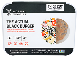 The Actual Black Burger - 8 OZ