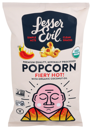Organic Fiery Hot Popcorn - 4.6 OZ