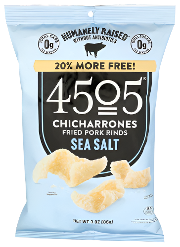 4505 Sea Salt Chicharrones - 3 OZ