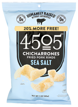 4505 Sea Salt Chicharrones - 3 OZ
