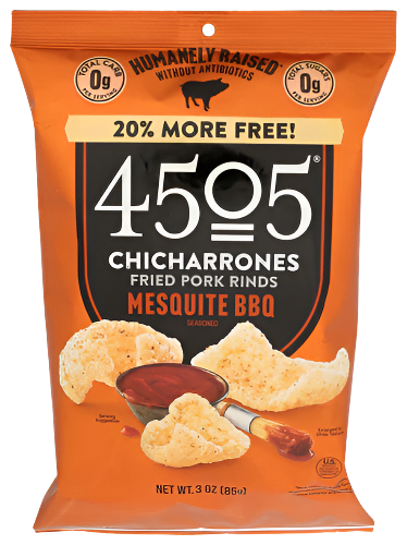 Mesquite BBQ Chicharrones - 3 OZ
