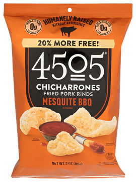 Mesquite BBQ Chicharrones - 3 OZ