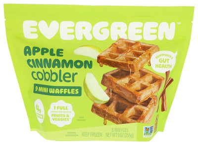 Evergreen Apple Cinnamon Waffles - 9 OZ