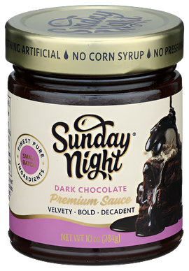 Bittersweet Dark Chocolate Sauce - 10 OZ