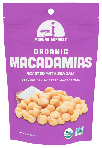Organic Macadamias - 4 OZ