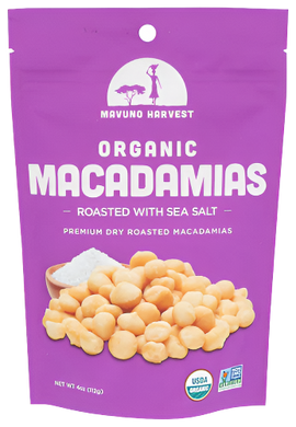 Organic Macadamias - 4 OZ