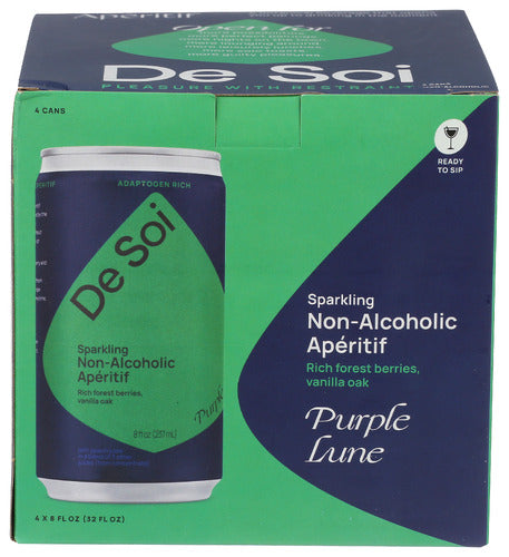 De Soi Purple Lune Mocktail - 4 PK