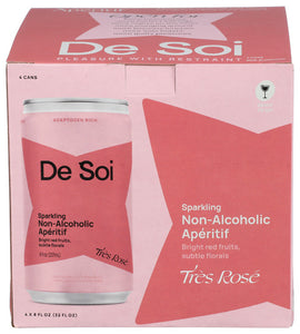 De Soi Tres Rose Mocktail - 4 PK
