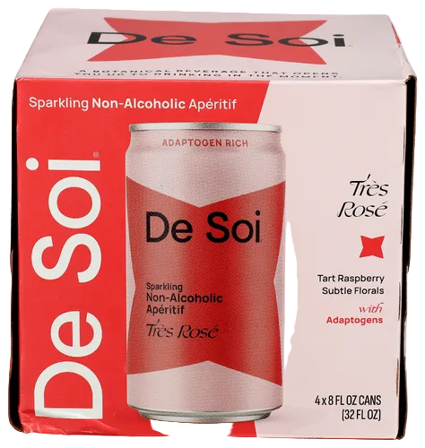 De Soi Tres Rose Mocktail - 4 PK