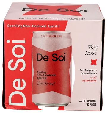 De Soi Tres Rose Mocktail - 4 PK