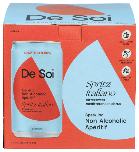 De Soi Italian Spritz Mocktail - 4 PK