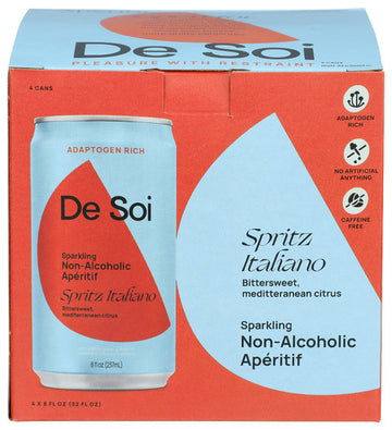 De Soi Italian Spritz Mocktail - 4 PK